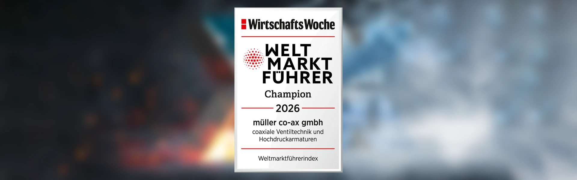 müller co-ax gmbh Weltmarktführer
