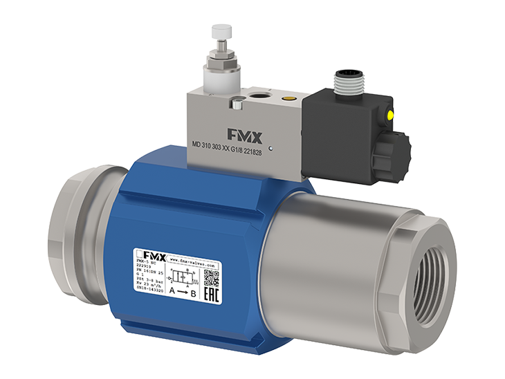 2/2 Way coaxial Externally Controlled FMX Series